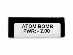 CRAZY LENS - Atom Bomb - power (2 daily coloured lenses)