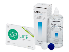 Contact Life spheric (6 lenses) + Laim Care Solution 400 ml