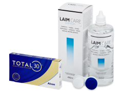 TOTAL30 (3 lenses) + Laim Care Solution 400 ml