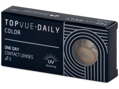 TopVue Daily Color - Brown - plano (2 daily coloured lenses)