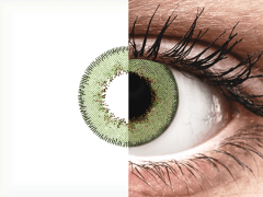 TopVue Daily Color - Green - plano (2 daily coloured lenses)