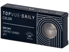 TopVue Daily Color - Grey - plano (2 daily coloured lenses)