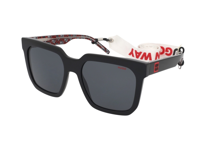 Hugo Boss Sunglasses BOSS 1272/S 807 T4 Black Silver Mirror | Fruugo UK