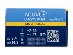 Acuvue Oasys Max 1-Day Multifocal (90 lenses)