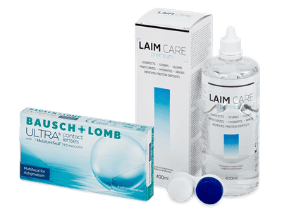 Bausch + Lomb ULTRA Multifocal for Astigmatism (6 lenses) + Laim Care Solution 400 ml