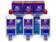 AO SEPT PLUS HydraGlyde Solution 3 x 360 ml 
